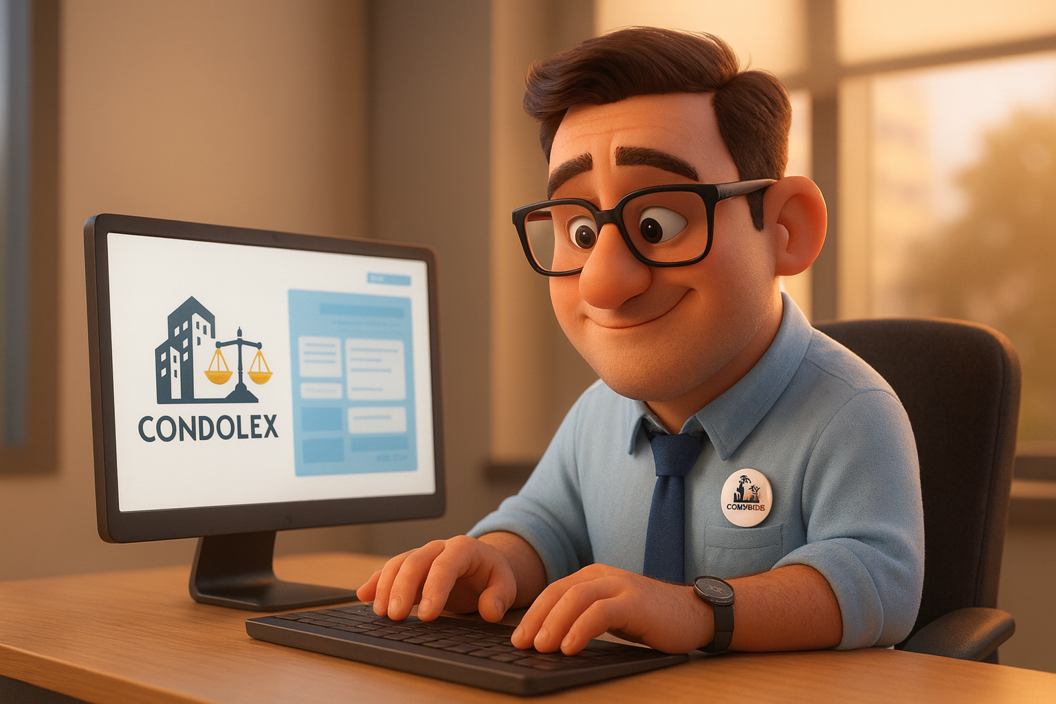 Administrador recebe a reclamação